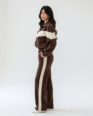 Fleece Tracksuit - Cool Fit - Brown