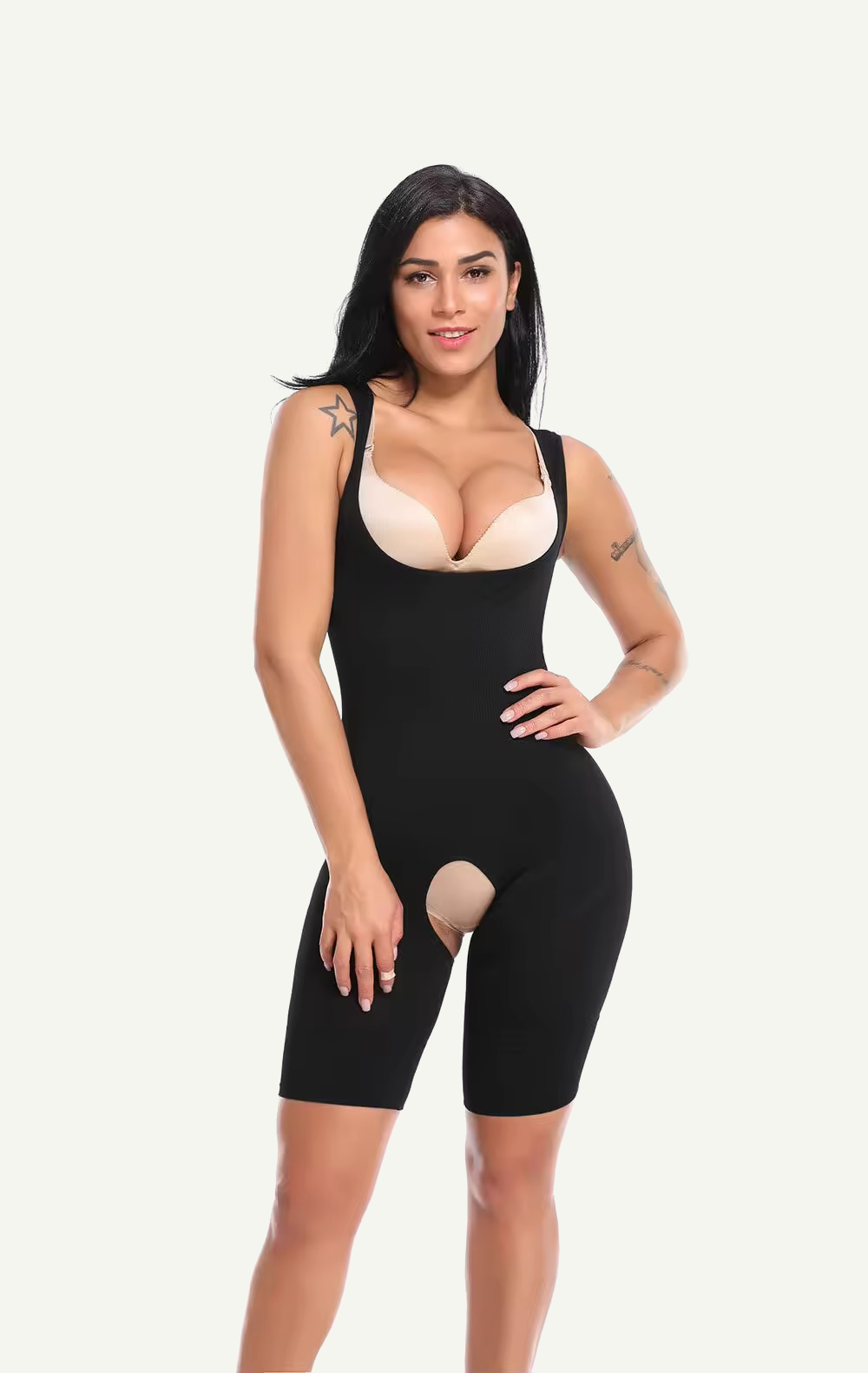 Pentiza - Miracle Figure Control Bodysuit - Black