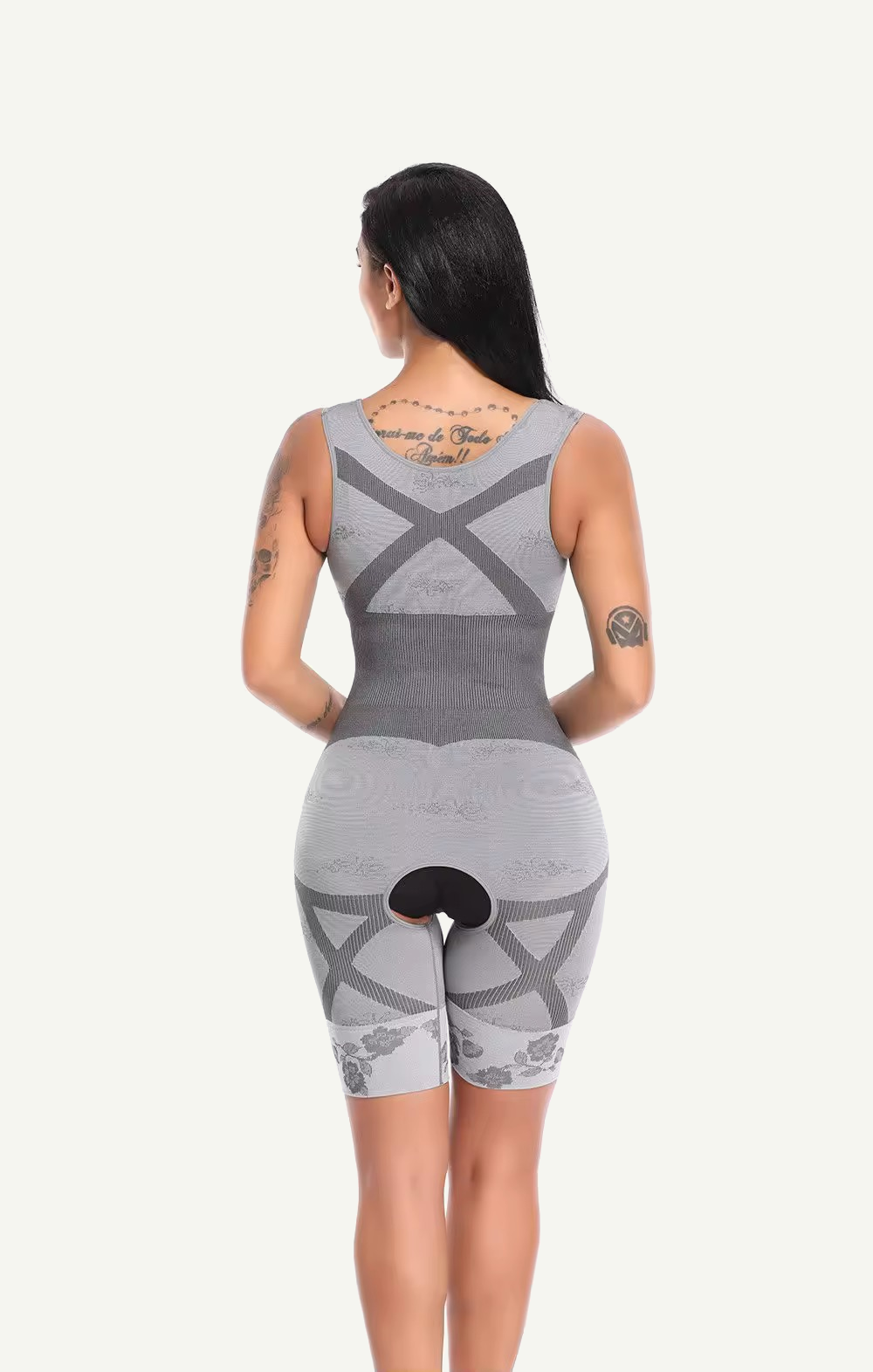 Pentiza - Miracle Figure Control Bodysuit - Gray