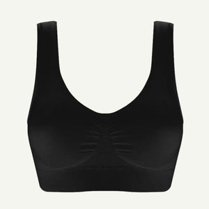 Pentiza - Premium Non Wired And Non Padded Sports Bra - Black