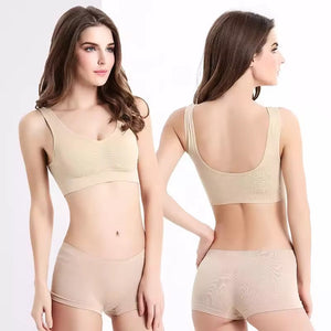 Pentiza - Premium Non Wired And Non Padded Sports Bra - Skin