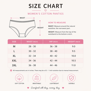 Pentiza - Velmora Pack of 5 Cotton Comfort Panties