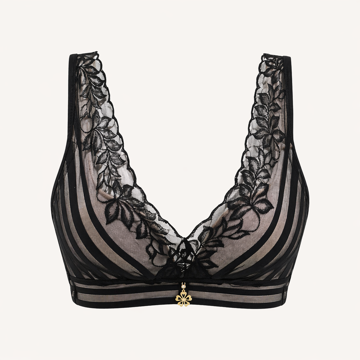 Pentiza – Veloura Sheer Lace Padded Pushup Bralette
