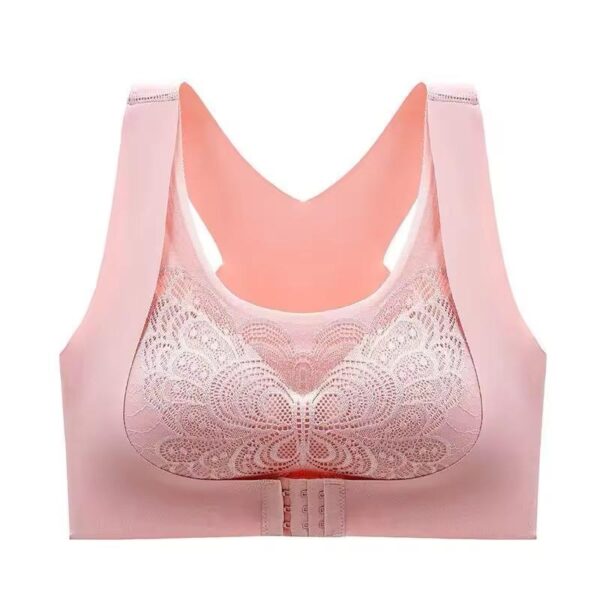 Front-Closure Lace Support Bra - Image 4