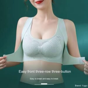 Front Closure Lace Supported Bra